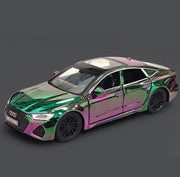 1:32 Audi RS7 Diecast Model Car – Electroplated Finish with Sound & Light
